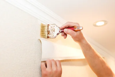 Pose de papier peint à Saint-Étienne-de-Tinée — revêtements muraux et toiles de verre